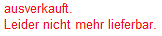 Ausverkauft